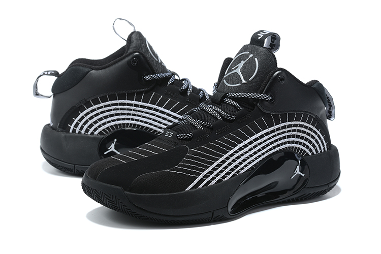 2021 Jordan Jumpman Black White Basketball Shoes - Click Image to Close